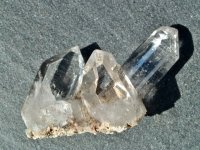 (image for) Clear Quartz (Brandburg): crystal cluster