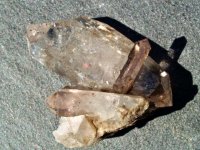 (image for) Smoky Quartz / Amethyst (Brandburg): crystal - DT Enhydro