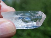 (image for) Clear Quartz (Brandburg): crystal - Enhydro