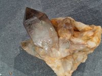(image for) Smoky / Clear Quartz: crystal cluster - Phantom (Namibia)