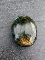 (image for) Labradorite - Spectrolite: polished pebble (Madagascar)
