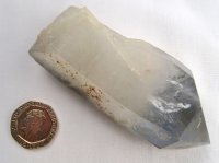 (image for) Blue Quartz: crystal - with Riebeckite 