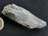 (image for) Blue Quartz: crystal - with Riebeckite 