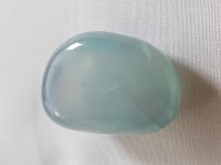 (image for) Chalcedony - Blue: polished pebble