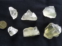 (image for) Sulphur Quartz: rough pieces (large)
