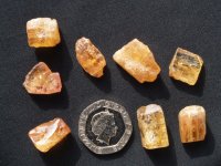(image for) Topaz - Golden-orange (Imperial): crystals