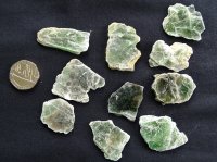 (image for) Mica - Emerald (Roscoelite): plates