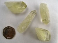 (image for) Citrine - natural: crystals (medium)