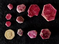 (image for) Ruby - A grade: crystal - slices (xsmall)