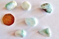 (image for) Larimar - A grade: tumbled stones (small)
