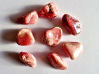 (image for) Rhodocrosite: tumbled stones (medium)
