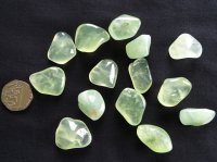 (image for) Prehnite: tumbled stones