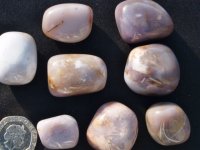(image for) Chalcedony - Purple: tumbled stones (medium)