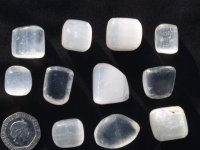 (image for) Selenite (Satin Spar): tumbled stones