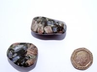 (image for) Vulcanite (Que Sera): tumbled stones