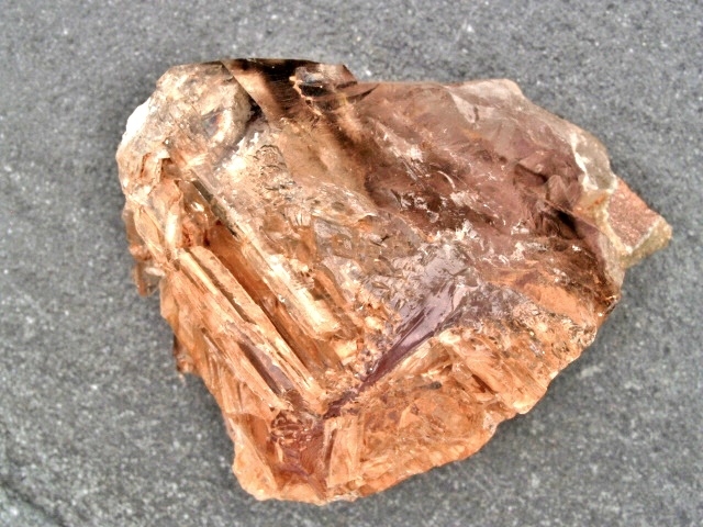 (image for) Amethyst / Smoky Quartz (Brandburg): Skeletal piece - Click Image to Close