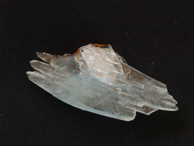 (image for) Barite - Blue: crystal cluster - Click Image to Close