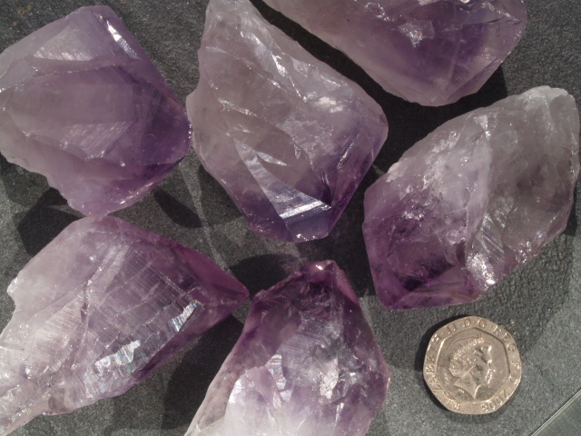 (image for) Amethyst - A grade: crystals - (large) Brazil - Click Image to Close