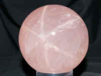 Asterated rose quartz
