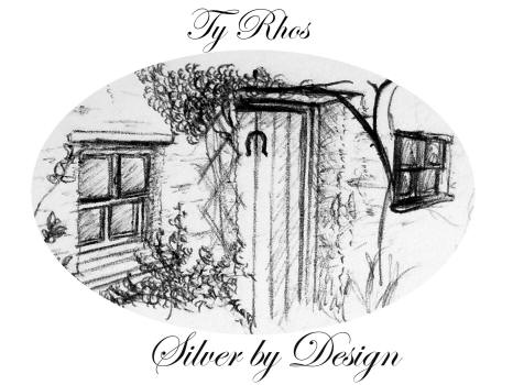 Ty Rhos Logo a line drawing fo the workshop