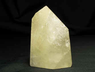 Sulphur in Quartz Crystal