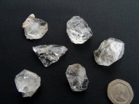 (image for) Herkimer Diamond: crystal pieces - set of 6
