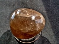 Smoky Quartz: polished pebble (Madagascar)