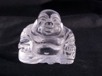(image for) Clear Quartz: Buddha carving