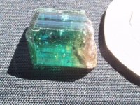 (image for) Tourmaline - Bi-coloured: crystal