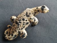 (image for) Dalmation Stone: Lizard / Salamander carving