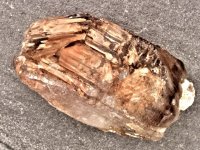 Smoky Quartz / Amethyst (Brandburg): crystal piece - Skeletal