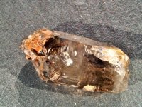 Smoky Quartz (Brandburg): crystal - Skeletal Phantom