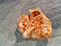 Orange River Quartz: crystal cluster - Phantom (Africa)