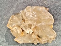 (image for) Tourmalinated Smoky Quartz: crystal cluster - (Namibia)