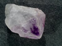 Amethyst: crystal - part-polished point (Madagascar)