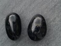 Tourmaline - Black: polished pieces (pair) (Madagascar)