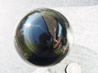 Obsidian - Rainbow: sphere - 7.5cm