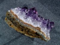 Amethyst: crystal cluster