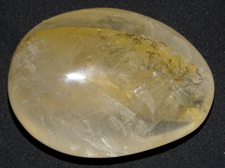 (image for) Dendritic Quartz: polished pebble (Madagascar) - Click Image to Close