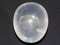 Girasol - White: polished pebble (Madagascar)
