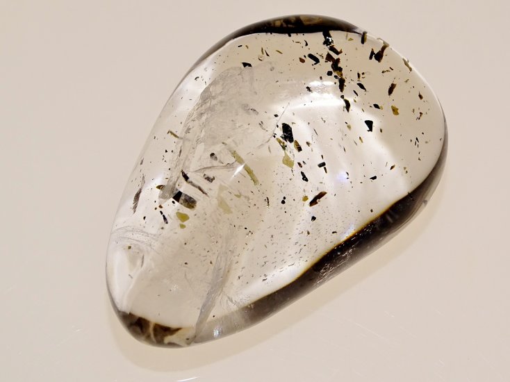 (image for) Smoky Quartz: polished pebble - Included (Madagascar) - Click Image to Close
