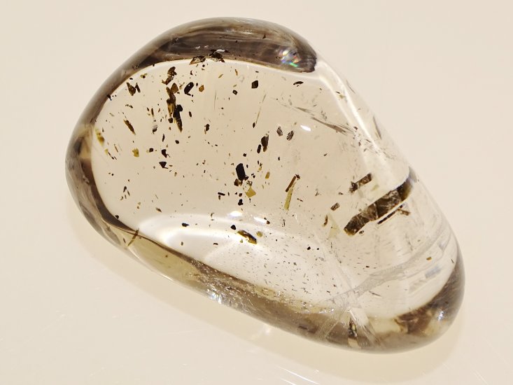 (image for) Smoky Quartz: polished pebble - Included (Madagascar) - Click Image to Close