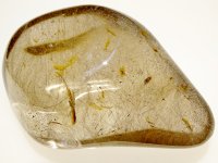 (image for) Rutilated Smoky Quartz: polished pebble (Madagascar)