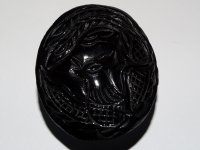 (image for) Tektite - Black: polished carving