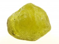 Apatite - Golden: part-polished crystal