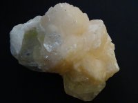 (image for) Stilbite and Apophyllite: crystal cluster