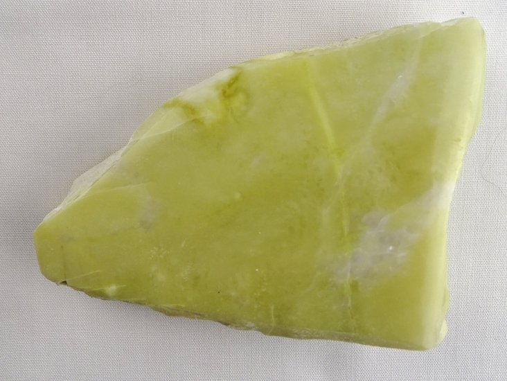 (image for) Scottish Greenstone (Serpentine Marble): polished slice - Click Image to Close