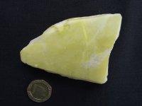 Scottish Greenstone (Serpentine Marble): polished slice