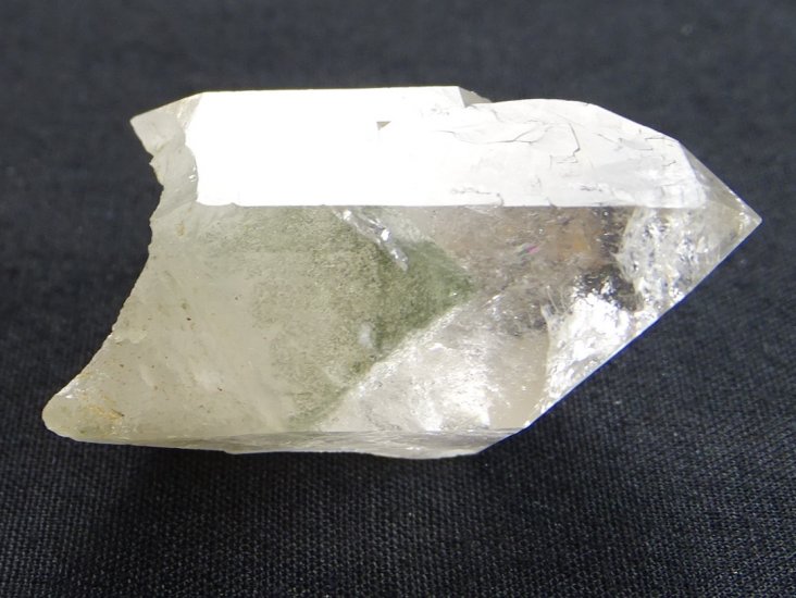(image for) Clear Quartz: crystal - Hedenbergite Included (Brazil) - Click Image to Close