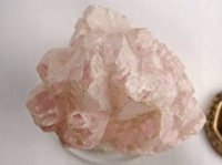 (image for) Rose Quartz: crystal cluster - Elestial